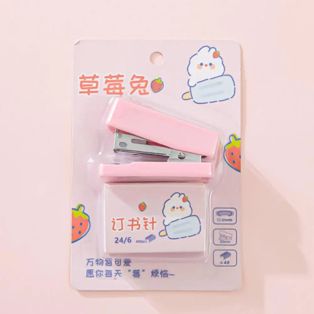Bind Long Lasting Lovely Doggy Pattern No.12 Mini Stapler Paper Binding Machine Study Accessories