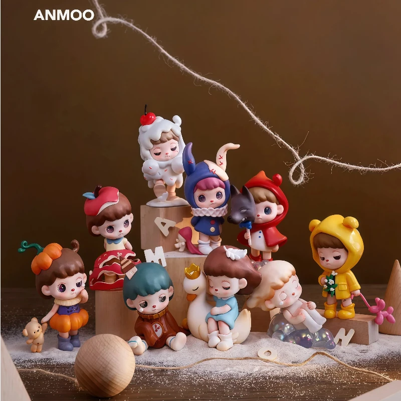 

Подлинный Anmoo World Is A Lie, серия слепых коробок, модные коллекционные фигурки, подарки для девочек от третьего поколения