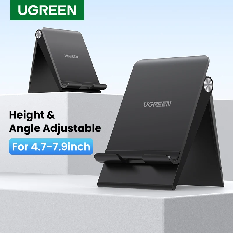 UGREEN Phone Stand Holder Desk Cell Phone Dock Stand for iPhone 16 15 14 Pro Max Adjustable Foldable Mobile Phone Holder Stand