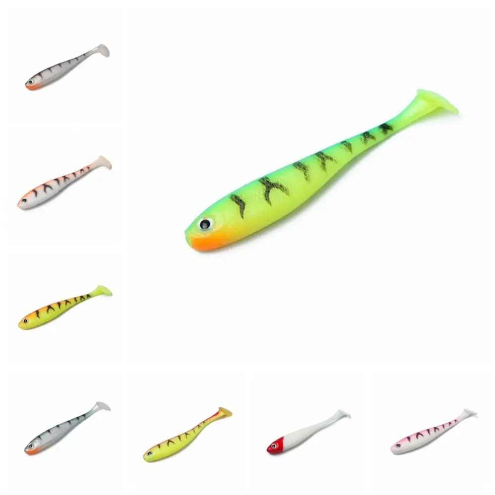 

5PCS Swimbait 7cm/2.1g T-tail Soft Bait Silicone Artificial Jigging Wobblers Pesca Sinking Mino Simulation Bait Pike