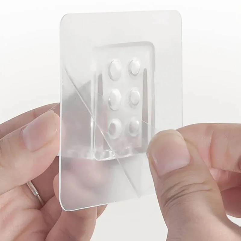 4/8PCS Triangular Bracket Wardrobe Partition Bracket No Drilling No Marking Adhesive Layered Bracket Holder Strong Adhesive