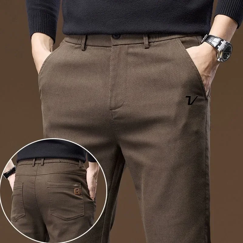 Autumn Golf Wear Men 2024 New Casual Pants Luxury Cultivate Oneself Straight Pants High Quality Golf Pants 2024 golf wear new