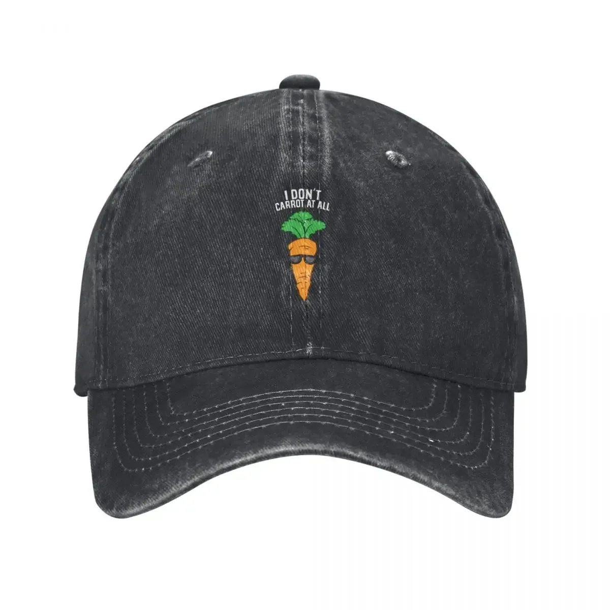

Carrot - I don't carrot at all Baseball Cap Golf fishing caps man Visor foam party Hat Golf Men Women's
