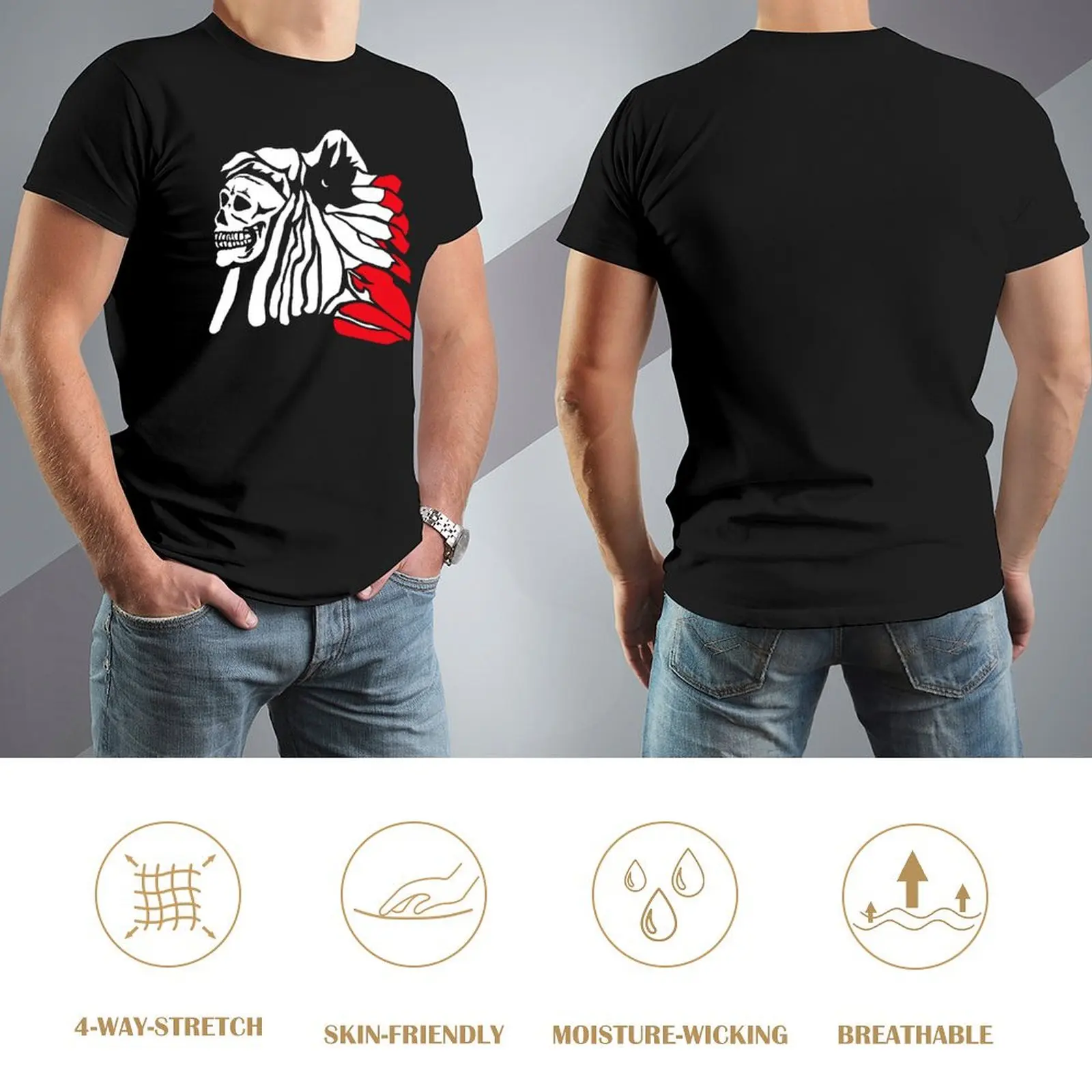Forgotten Chief (Red Feathers) Essential for T-shirt Fresh Move  Humor Graphic Tshirt Casual Graphic Travel Eur Size image 5