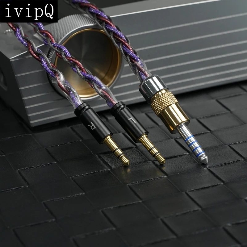 ivipQ 342 8-core HlFl XLR for Fidelio X3 LCD-1 4.4mm 6.35mm 3.5mm 2m 3m Upgrade Cable