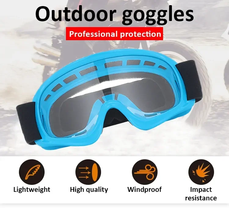Wholesale Winter Protector Eyewear High Quality Adjustable Snowboard Ski Goggles Motocross Motorcycle Glasses