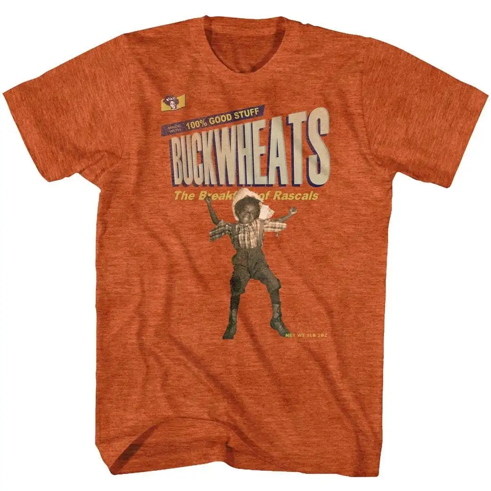 Buckwheat The Breakfast of Rascals Heather Orange T Shirt