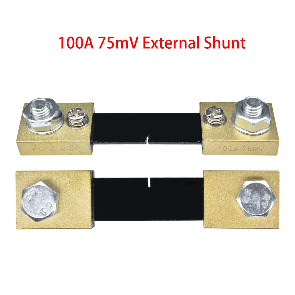 10A 20A 30A 50A 100A 200A 300A 75mV 外部シャントアンプメーターシャント抵抗器抵抗 DC 電圧電流計測定