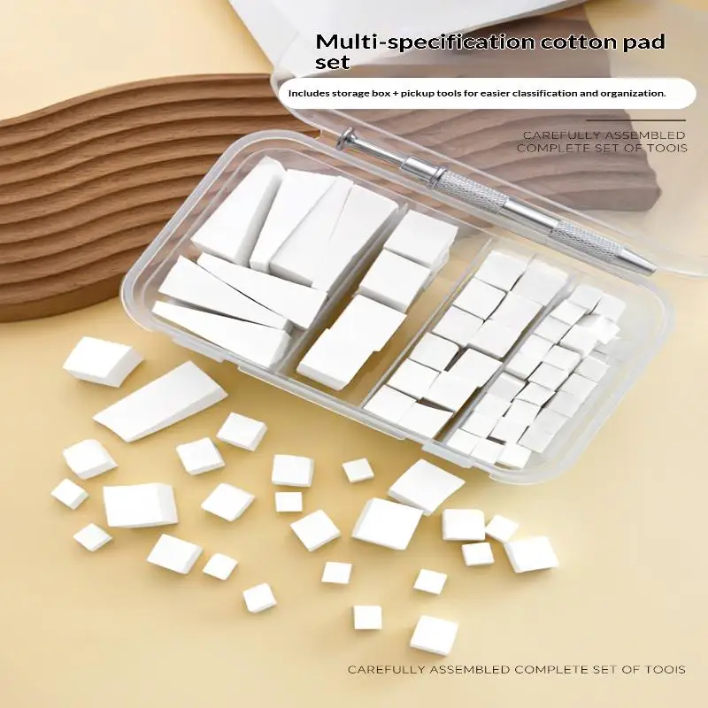 130Pcs Nail Art Sponge Set Gradient Nail Brushes Gel Polish DIY Design Nail Sponge Grab Pen Manicure Supplies Tools