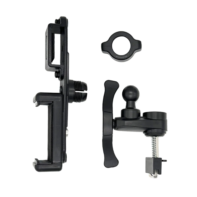 Car Holder WalkieTalkie Mount and CellphoneBracket 2 in 1 Car Mount for Handhelds Radio Car Stand Universal QXNF