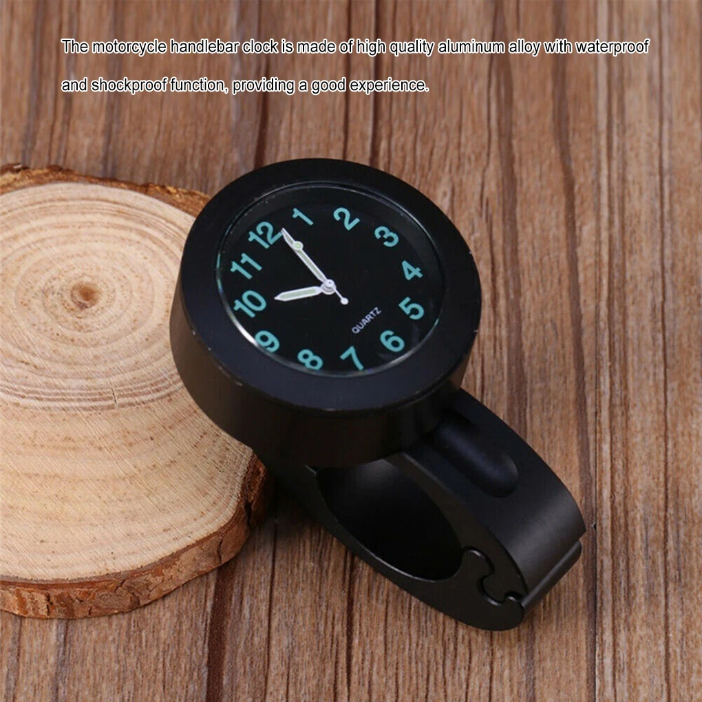 Handlebar Mount Watch Fashionable Shockproof Wear-resistant Watch Style Design Handlebar Glow Clock Bicycle Type 1