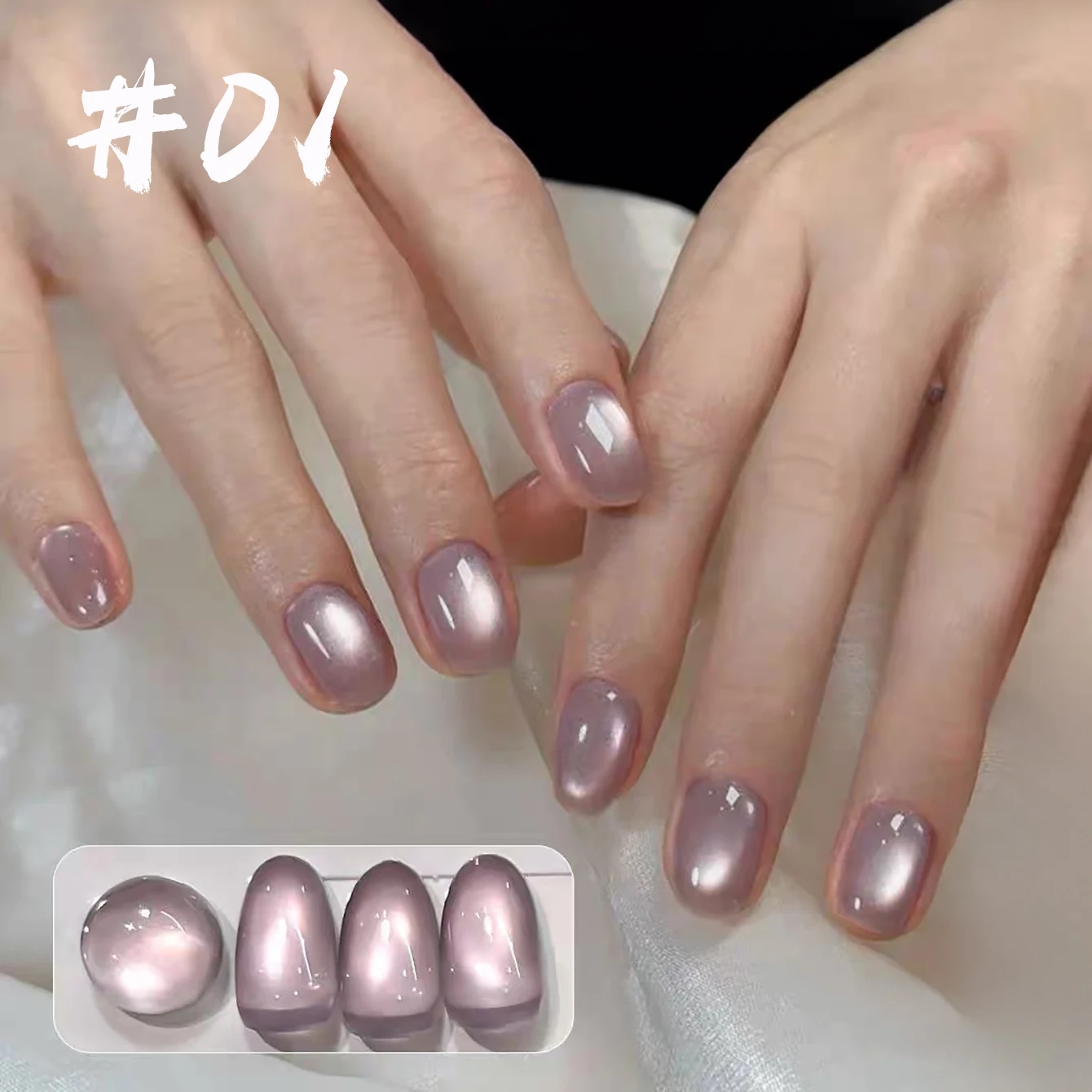 WS 1-9Pc Esmalte de Uñas en Ge - Resin Art Purple reseña y precio