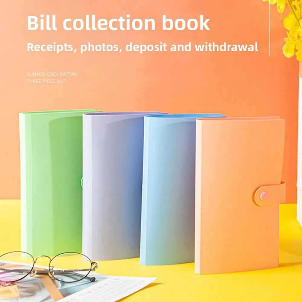 100 Sheets Paper Currency Collection Book Save Money PU Banknote Collection Book Waterproof Reusable