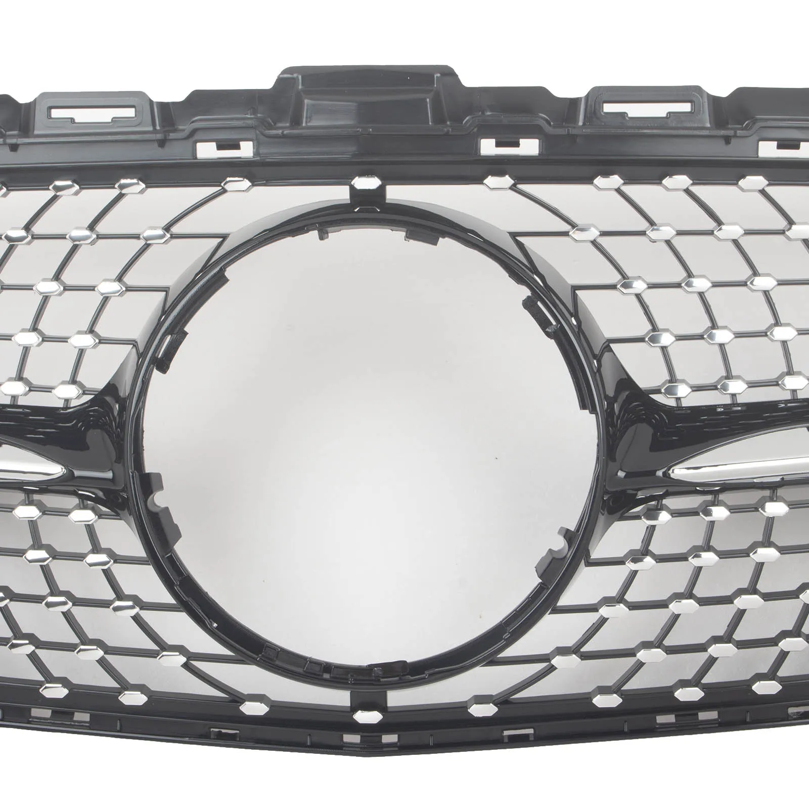 Front Grille Bumper Grill Grid Accessory Tuning Body Kit For Benz W205 C-CLASS 2015-2018 2016 2017