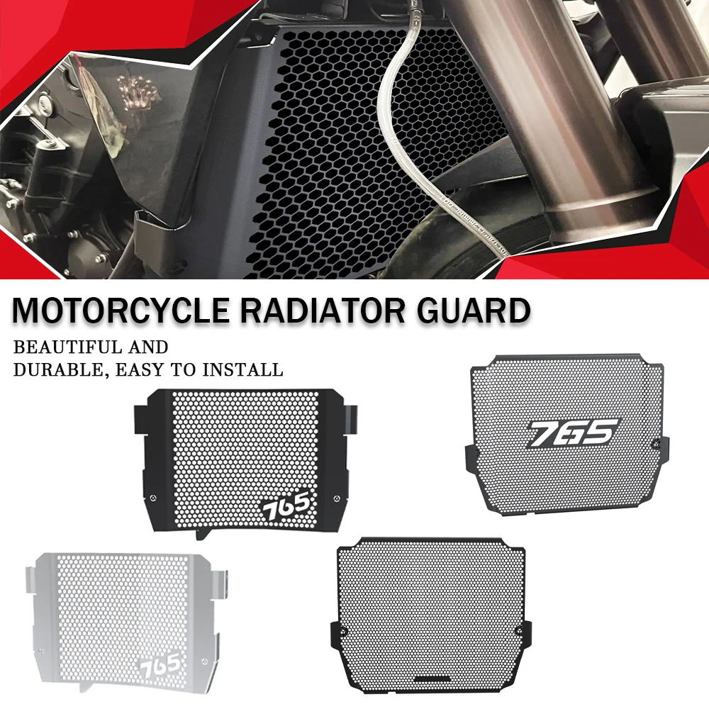 

For Streettriple Moto2 765 RS 765R Street Triple 765 Moto 2 765RS 2023 2024 2025 Aluminum Radiator Guard Grille Cover Protection