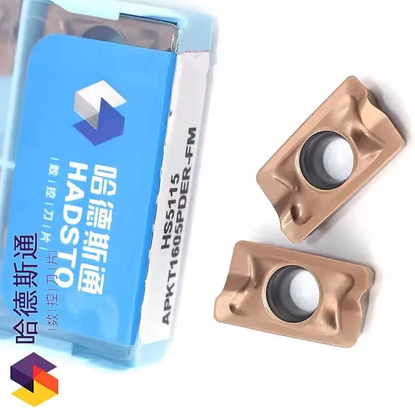 

APKT1605PDER-FM HS5115 APKT1605 HADSTO CNC carbide inserts Milling inserts For High hardness Steel, Stainless steel, Cast iron