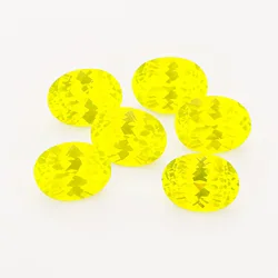 1PCS 6x8MM Faceted Yellow Lumogarnet,Fluorescent Ce YAG,Yttrium Aluminum Garnet,Loose Gems,Manmade Crystal,UV Dayglow 4120147