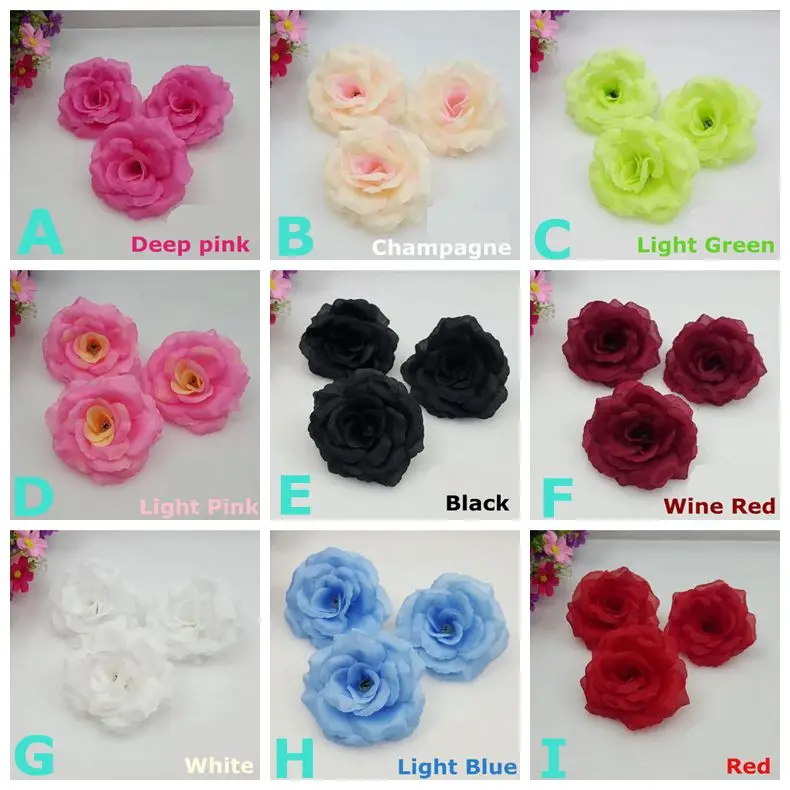 NEW10PCS/الكثير 8 سنتيمتر الأرجواني العميق الاصطناعي روز زهرة الحرير رؤساء DIY بها بنفسك ديكورات منزلية لحفلات الزفاف احتفالي لوازم الحفلات يمكن مزج اللون