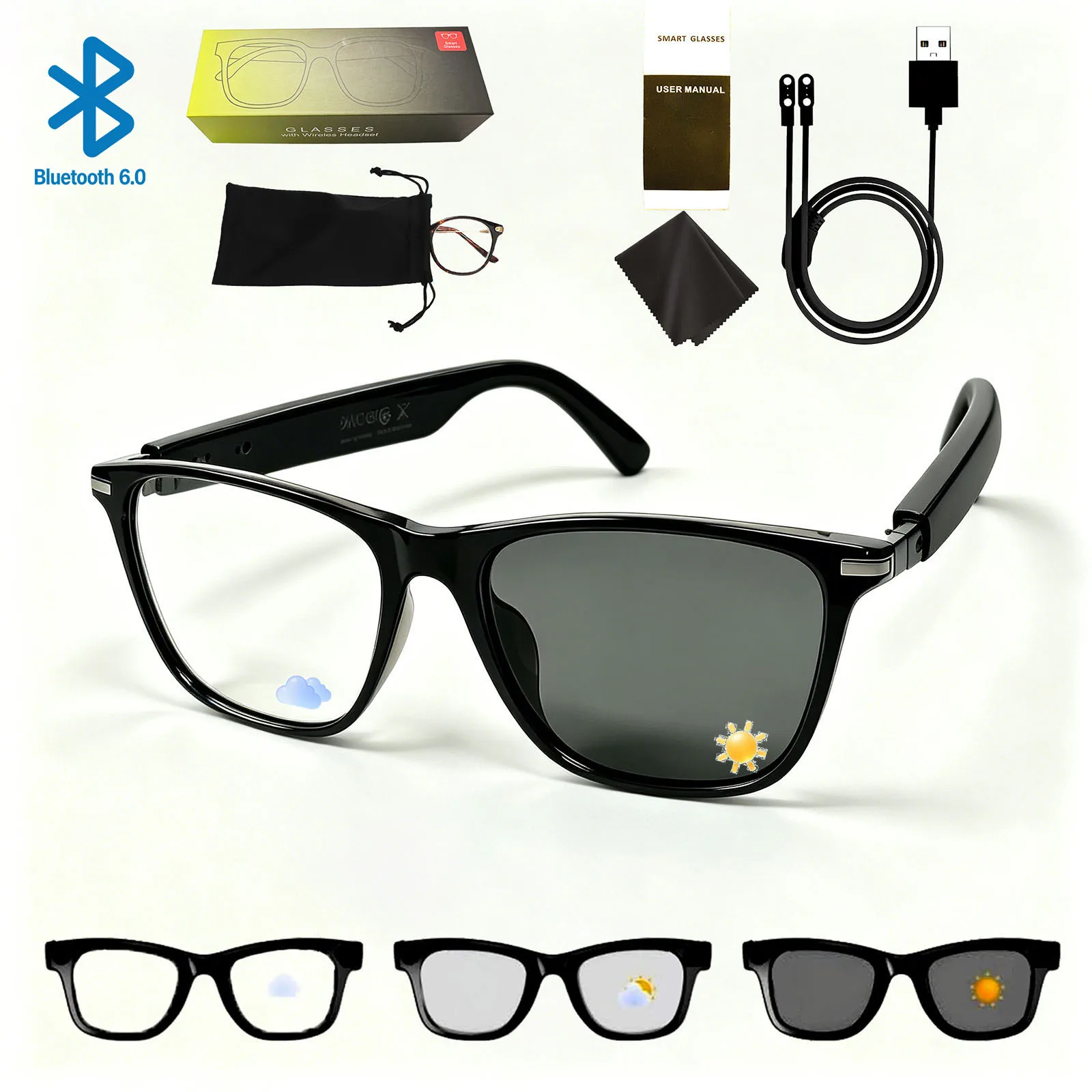 GlassesSet M01Hei B