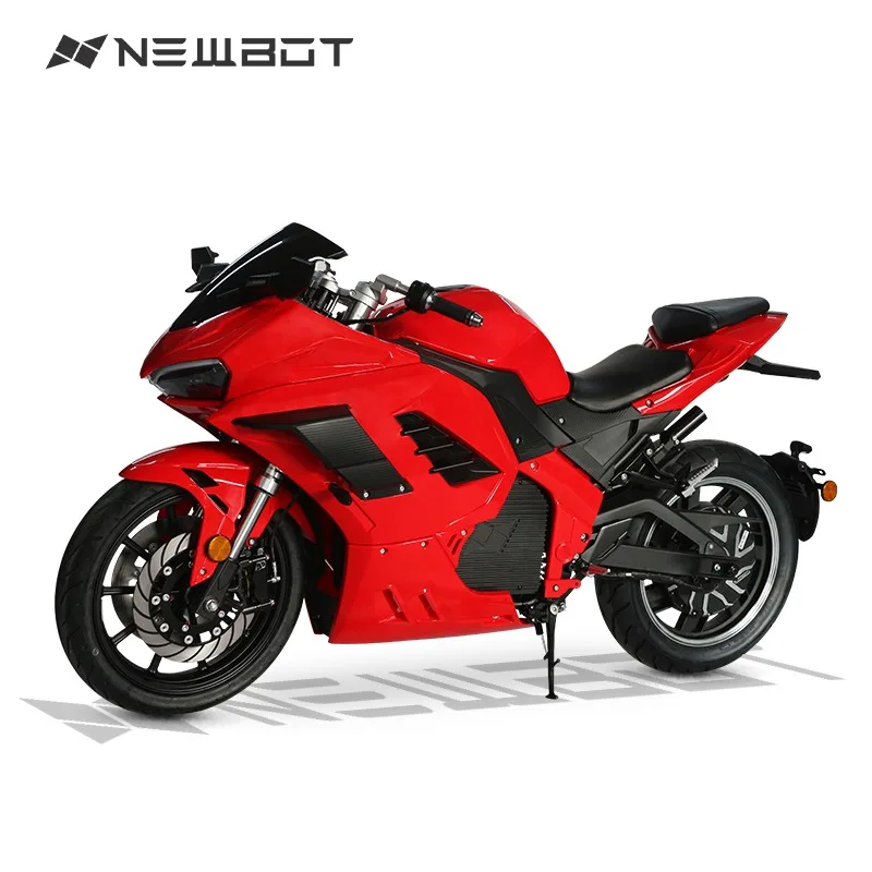

2025 Newest Newbot EEC Hurricane 8000W 72V 102Ah 150km/h Red ABS Quick Charging Long Range High Speed Racing Electric Motorcycl
