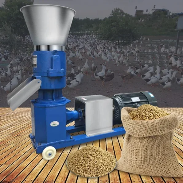 Low Cost Pellet Feed Making Machine Bird Chicken Cattle Feed Processing Line Automatic