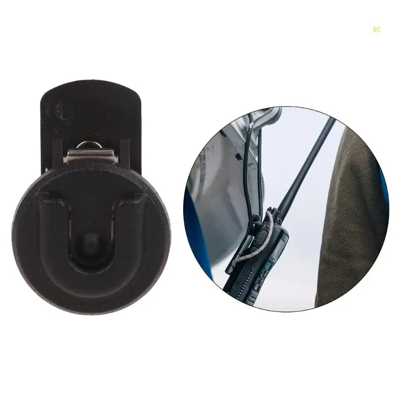 Car Radio Holder Universal Walkie Talkie Bracket Back Clip Type Mount for HYT Yaesu Two Way Radio Stand Dropshipping