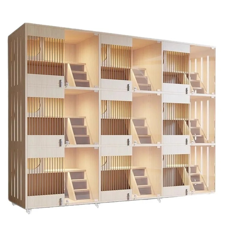 Cat foster care cabinet display cabinet Cat villa three floors large space Cat cage