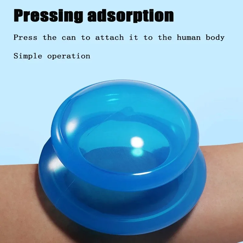 

Anti-cellulite Silicone Suction Cup Ventosas Massage Body Cups Vacuum Cupping Therapy Set Masajeador Face Sucker Slimming Jars