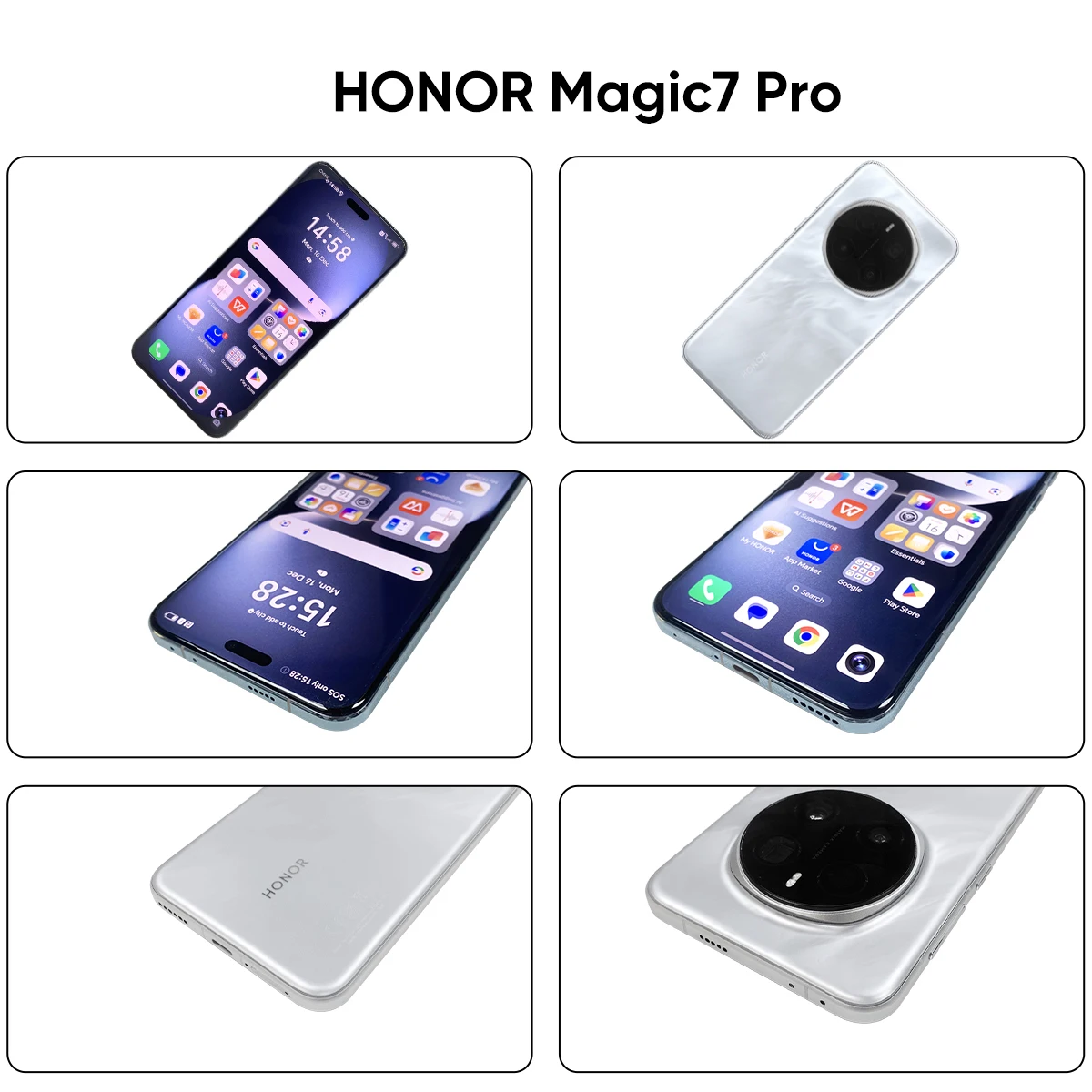 Original Honor Magic 7 Pro Smartphone Snapdragon 8 Elite Android 15.0 Dual Sim 6.8