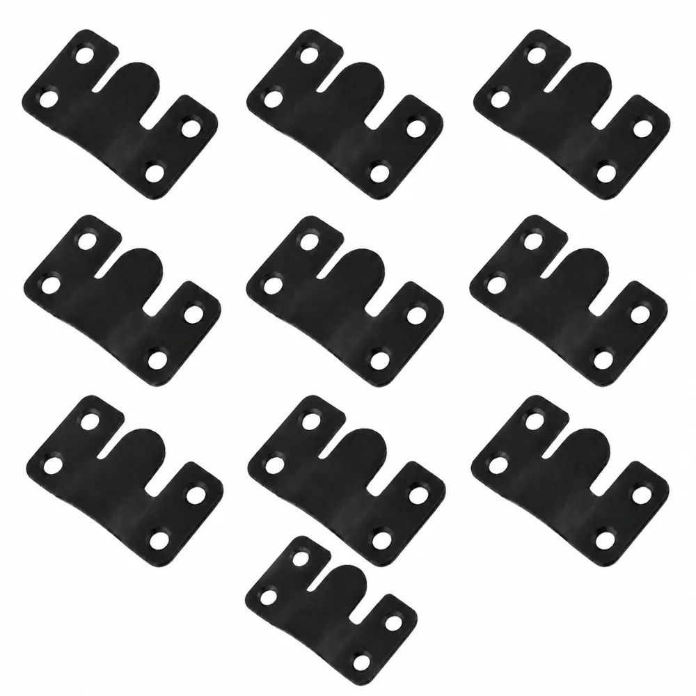 10pcs Stainless Steel Picture Hanger Bracket Interlocking Design Easy Install Hanging Brackets Multi-functional Rust Proof