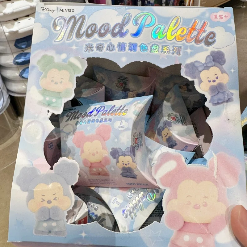 

Disney Mini Blind Box Mickey Mood Palette Series Anime Figures Desktop Collection Ornaments To Decorate Children Toys Gifts