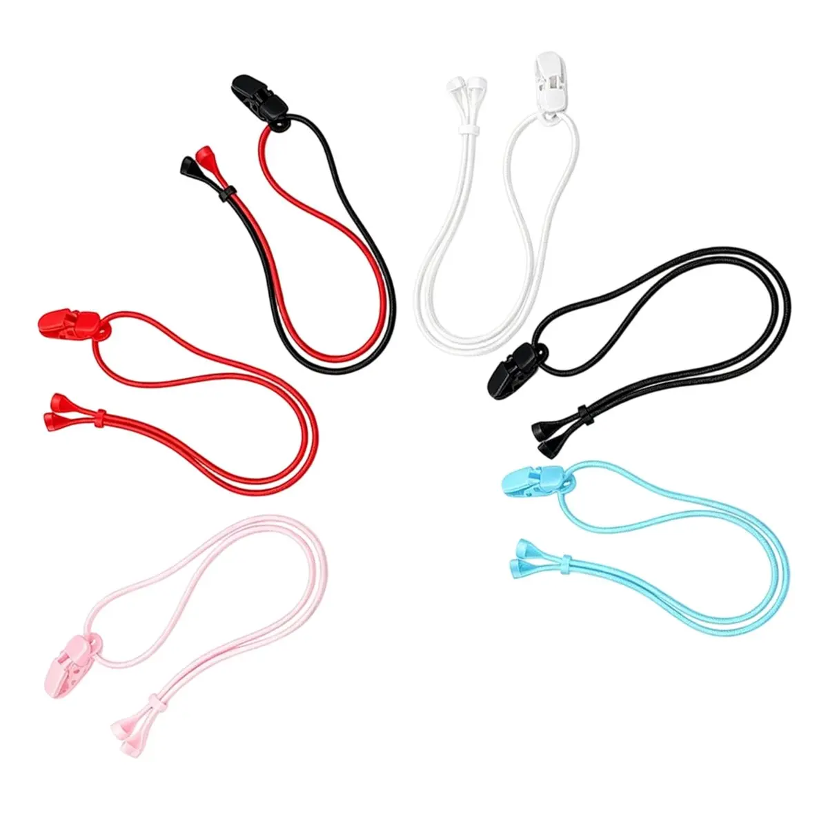 L70A 6 Pcs Hearing Aid Clip Adjustable Anti-Lost Lanyard Protector Portable BTE Aid Clips to Prevent Loss Hearing Protection