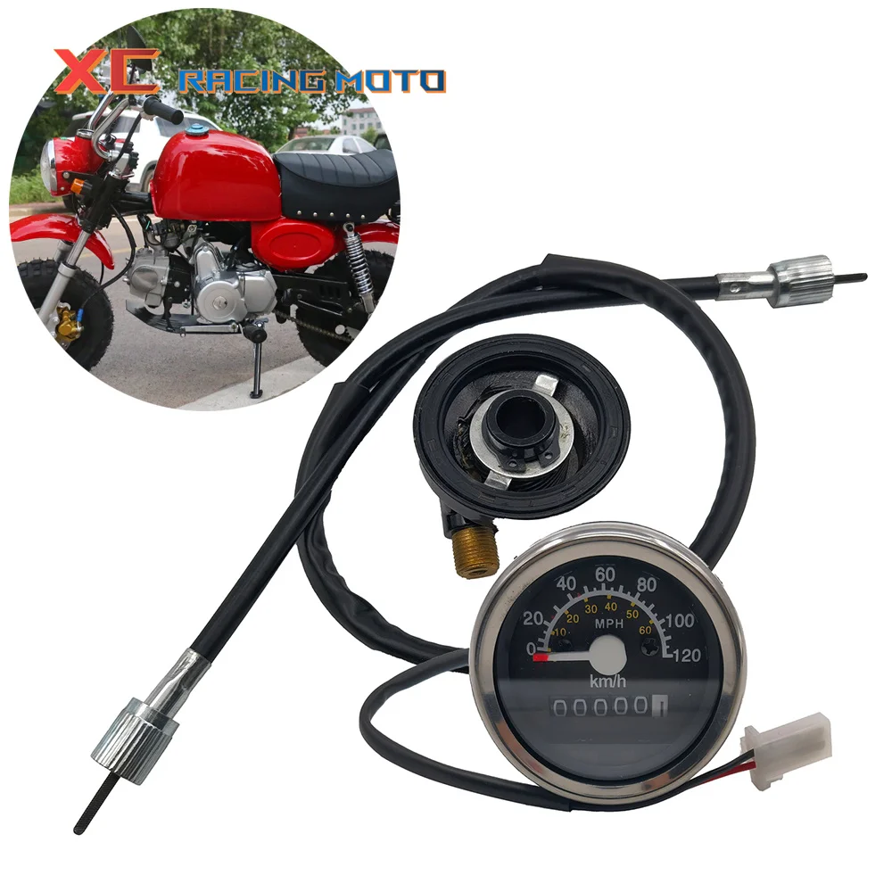 

Speedometer Meter Odometer & Tachometer & Code Table Parts 0-120km/h For HONDA Motorcycle Monkey Bike Z50 Z50A Z50J Z50R