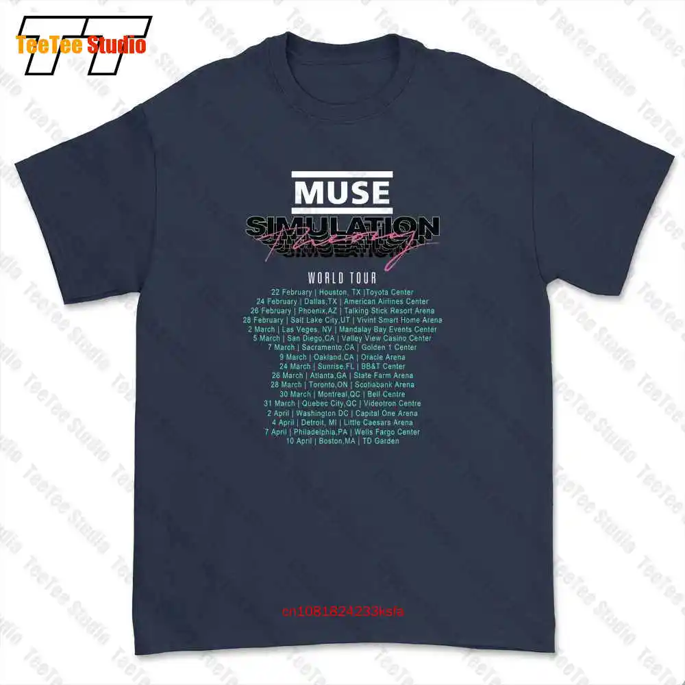 Muse Simulation Theory World Tour 2019 T-shirt Tee 0T27