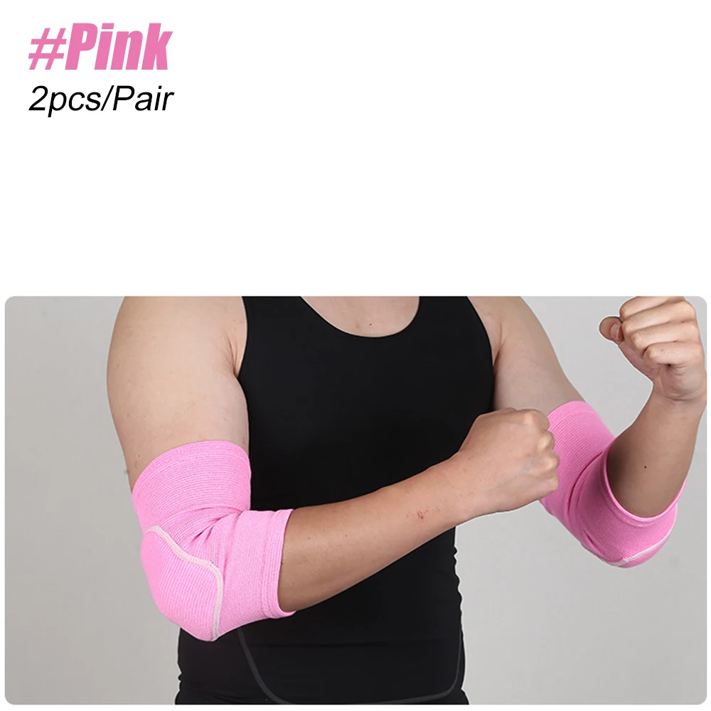 1 Paar Kompressions-Ellbogens chützer, Arm stütze zur Unterstützung der Fitness, Armschutz für atmungsaktive Ellbogen wickel für Volleyball-Basketball – Detail 8