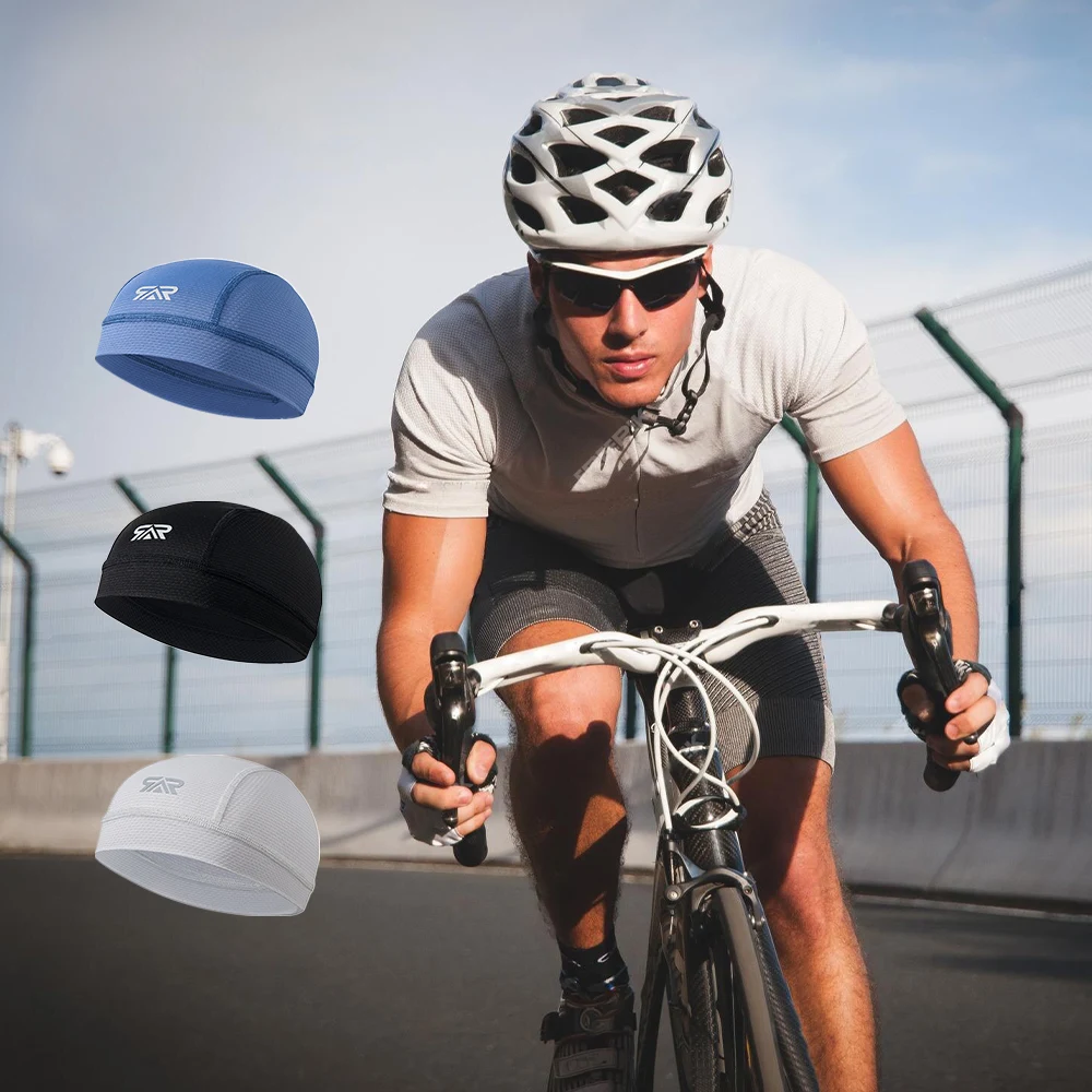 2/3 pezzi berretto con teschio traspirante protezione solare cappello da ciclismo traspirante e leggero