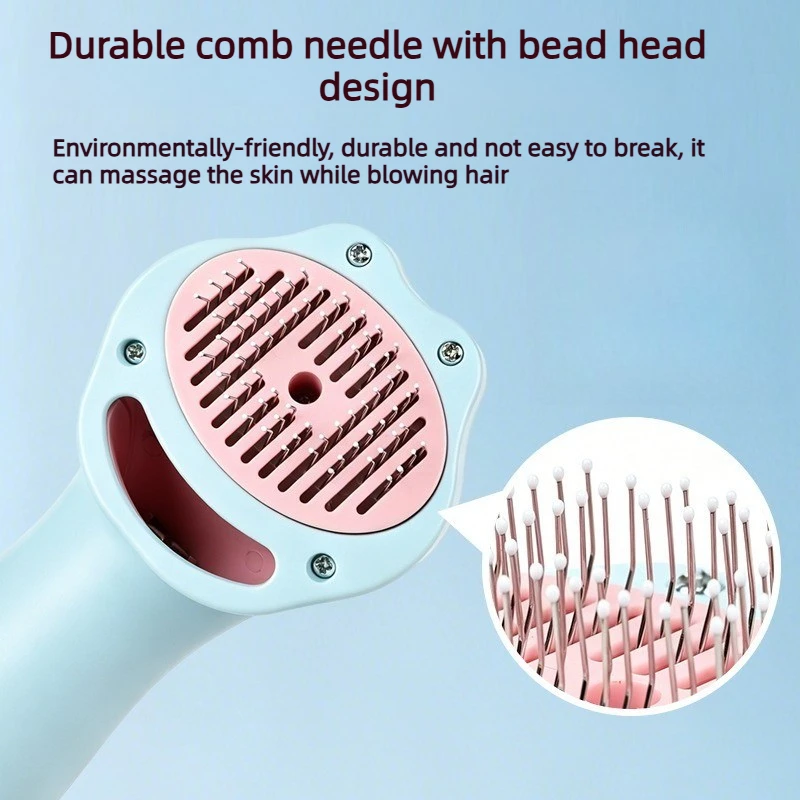 2-In-1 Pet Blunt Comb Low Noise Dog Hair Dryers Comb Brush Portable Grooming Tool Kitten Cat Hair Puppy Fur Blower Hair Dryer