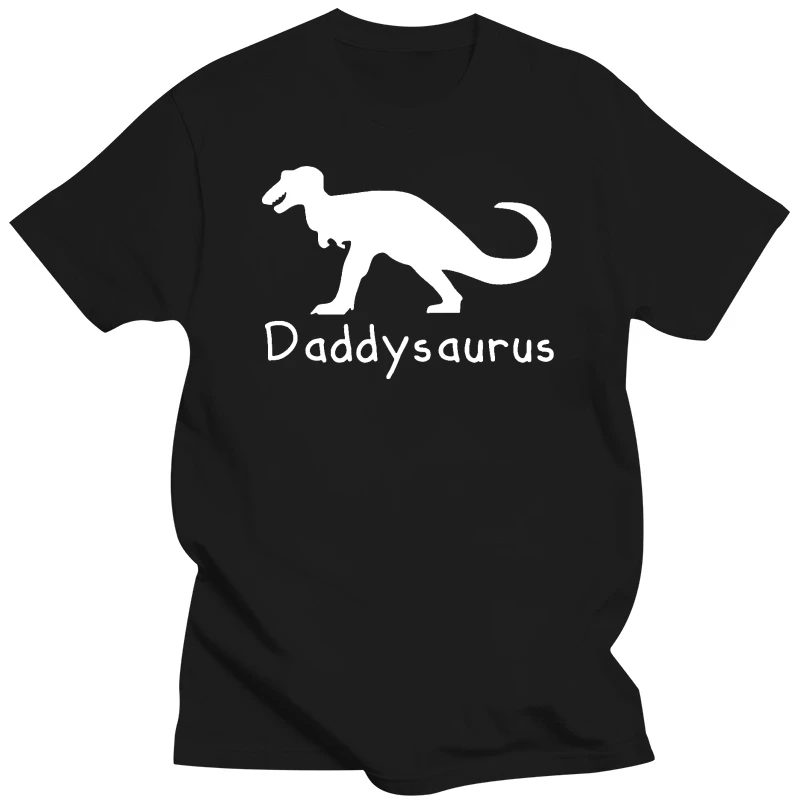 Mens Daddysaurus Tshirt - Funny Fathers Day Gift - Dad Daddy Dinosaur Top Print T-Shirt 2019 Fashion O Neck Top Cotton