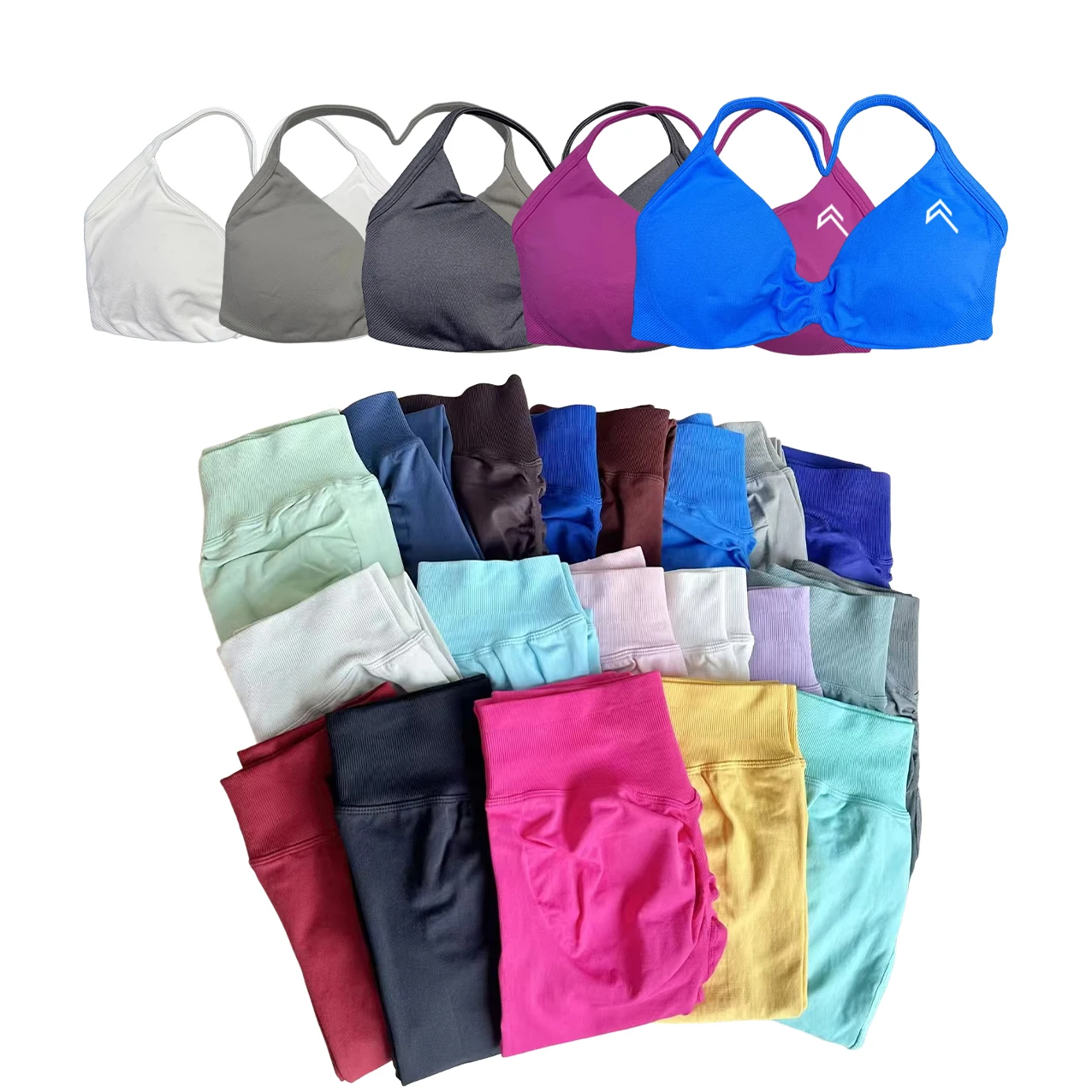 Women's High-quality 2-piece Yoga Set  Suspender Hip Lift Sports Shorts Set  Sports Set  A Must for Exercise