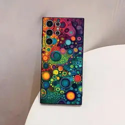 Yayoi Kusama Art Phone Case For S23 Samsung S24 Ultra S22 S20 Fe S21 Plus Galaxy A54 A34 A24 A53 M54 Note 20 Cover