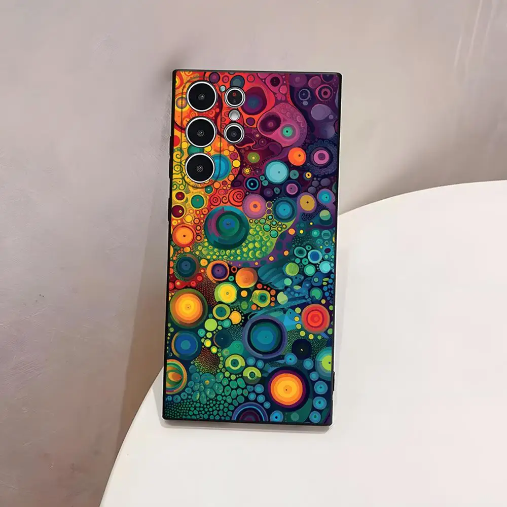 Etui na telefon Yayoi Kusama Art do S23 Samsung S24 Ultra S22 S20 Fe S21 Plus Galaxy A54 A34 A24 A53 M54 Note 20 Cover