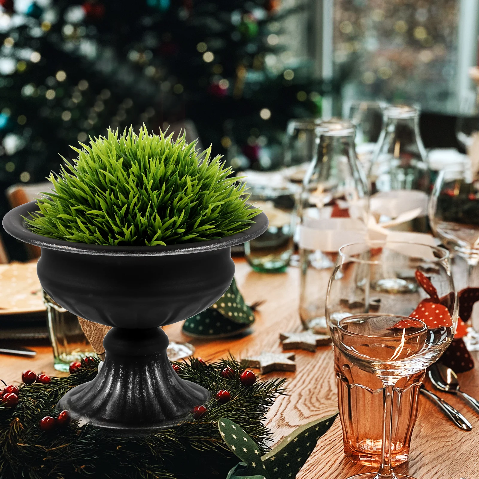 

Iron Craft Vase Modern Style Flower Container Decorative Desktop Ornament For Tabletop Flower Arrangement Adornment