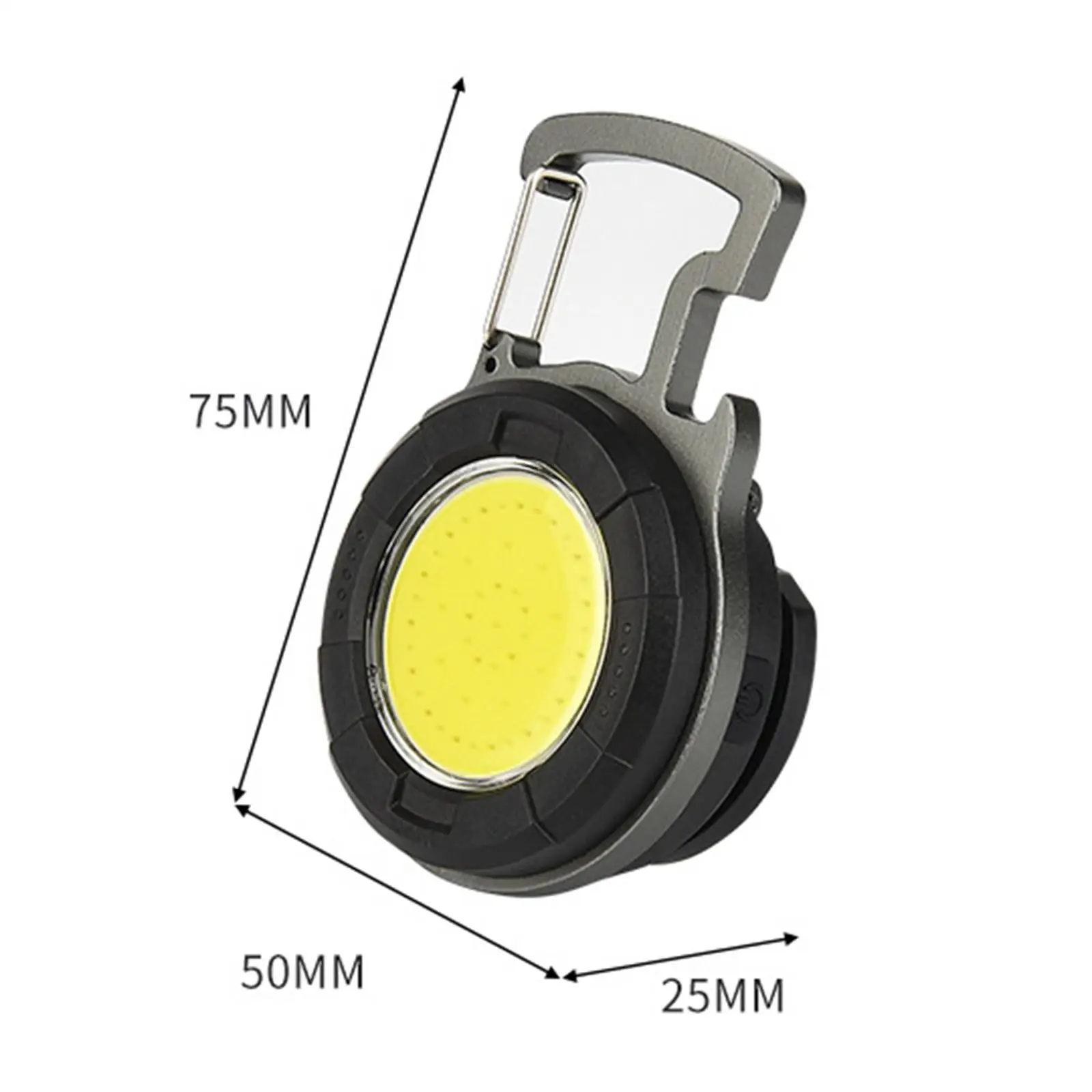 Small COB flashlights, LED Keychain Torch Portable Bright Rechargeable Magnetic Lightweight Running Camping Fishing