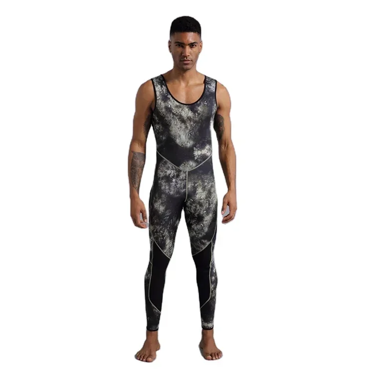Water Sports 2mm Neoprene Wetsuit Top with Front Zipper Long Sleeve Surfing Suit Swimming Mens Wetsuits Jacket