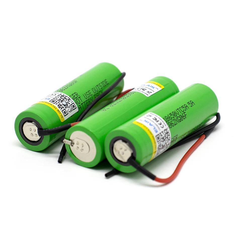 1-20 Stuks 3.7V 18650 Vtc5 2600Mah Lithium Oplaadbare Batterij 18650vtc5 30a Ontlading Voor Alle Soorten Elektronisch Speelgoed + Bedrading