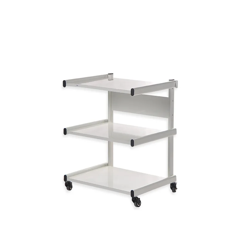 Three-layer beauty cart, hair tool cart with wheels, storage cart floor-to-ceiling multi-layer storage rack