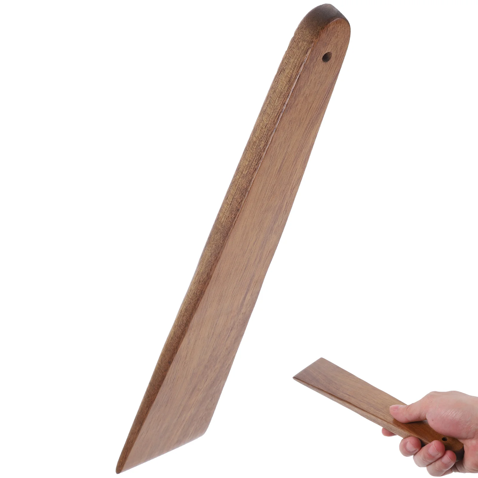 

Wooden Spatula Non stick Cooking Flat Utensil Tool Kitchen Pan Scraper Long lasting Smooth Edge For Baking