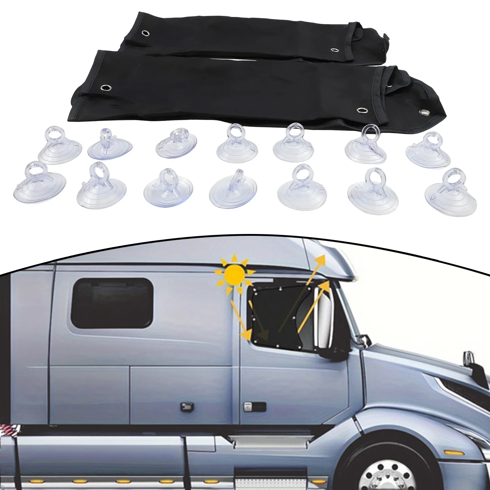 

RV Sunshade As Shown In The Figure Auto Heat Window Accessories Heat Reduction Car Interior Protection For Car Models
