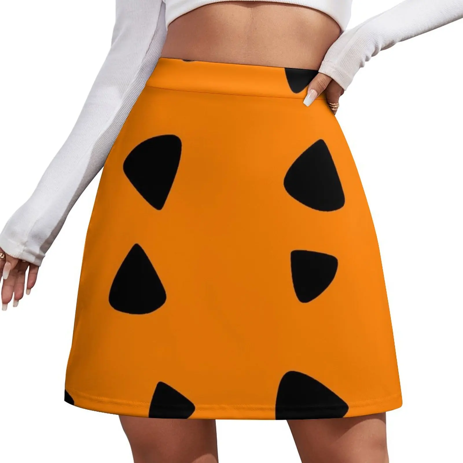 

Мини-юбка Flintstone в корейском стиле, женская одежда, скромные юбки для женщин, женская одежда