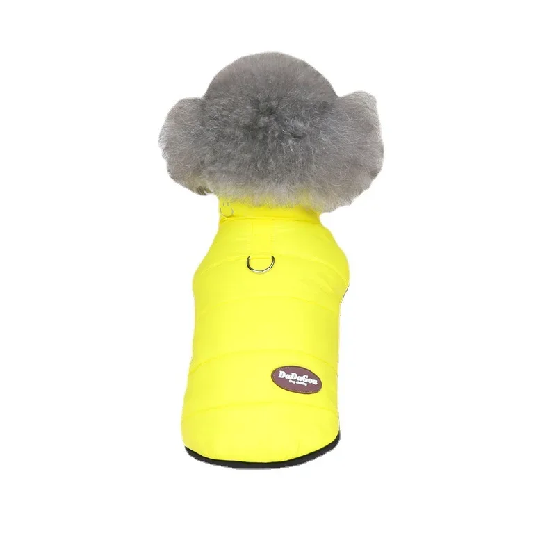 Pet Candy Colored Coat Dog Parkas Autumn and Winter Small Dog Pet Two Legged Coat Dog Clothes for Small Dogs Puppy Clothes
